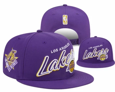 Gorra Los Angeles Lakers Snapback Ajuste Ajustable Gorra Nuevo Estilo Envío Rápido Foto 1 de 2