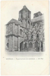 BOURGES 18 Façade latérale de la Cathédrale CPA précurseur non circulée ~1910 - Picture 1 of 2