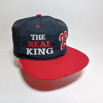 The Real King 23 - Michael Jordan - Snapback Hat - Black Hawk Joycap - Image 1 of 4