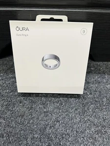 NEW OURA RING GEN 4 SILVER SIZE 9 BRAND NEW IN BOX - Picture 1 of 2
