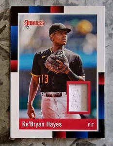 #R88M-KH Ke'Bryan Hayes - 2022 Panini Donruss - Retro 1988 Materiales - Imagen 1 de 2