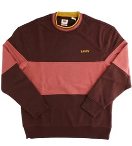 Levi's Men's Colorblock Relaxed , Brushed Fleece Long Sleeve Crew Neck Size XXL  - Picture 1 of 5