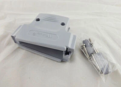 1x D-SUB Plastic Hood Cover Backshell & Screws for D-Sub 50 Pin DB50 DB78 78 Pin - Image 1 of 3