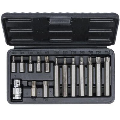 BGS TECHNIC EMBOUTS TORX, COFFRET DE 14 EMBOUTS + ADAPTATEUR 1/2