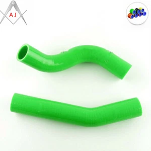 Manguera de radiador de silicona verde para motor Toyota Landcruiser HZJ80 HZ 1990-1998 - Imagen 1 de 3