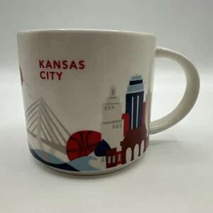 Starbucks 2017 Kansas City You Are Here Collection 14 oz. Taza - Imagen 1 de 7