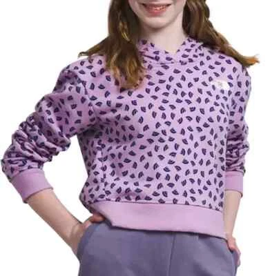 The North Face Girl's Size XL Lupine Logo Print Camp Fleece Pullover Hoodie NWT - Image 1 of 4