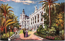 Monaco Monte Carlo The Exterior of Nouvelle Salle Schmit Vintage Postcard B149