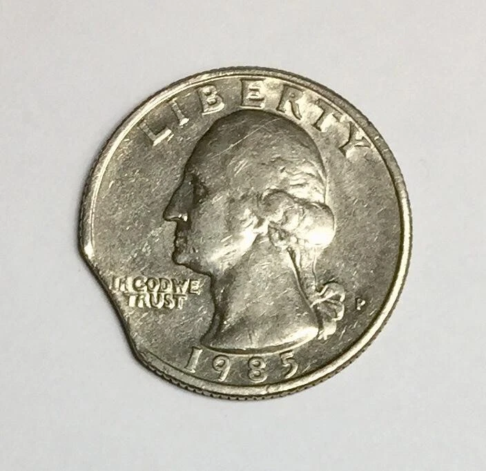 Mazuma *FC446 United State 1985 Quarter 25 Cents Clipper Error AUNC - Image 1 of 2