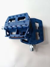 MKS Grafight 1/2" Old School Bmx Pedals Blue (Mongoose Hutch GT Dyno CW )