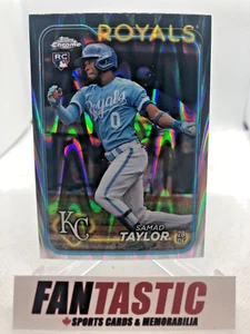 2024 Topps Chrome RayWave Refractor 243 Samad Taylor KC Royals - Picture 1 of 2