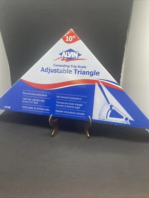 Alvin 10” Adjustable Triangle NIB - Image 1 of 3