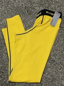 NWT Eastbay Evapor Compression Pants Men's Large Yellow New with Tags Size Large - Picture 1 of 4