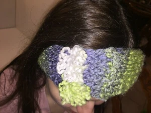 Ear warmer Girls  knit head wrap  headband crochet ear band - Picture 1 of 3