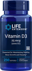 Life Extension Vitamin D3 1000 Iu For Cognitive & Immune Health 250 Softgel 2-Pk