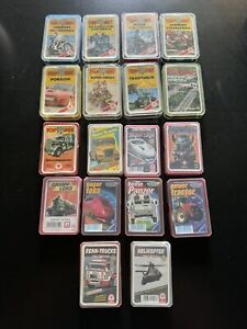 18x QUARTETT Kartenspiel Sammlung  80er/80er TOP ASS etc z.B Porsche, Eisenbahn