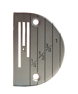 PLACA DE AGUJA PLACA DE GARGANTA CON MEDIDAS PIEZA MEDIDOR DE LÍNEA #12482LG - Imagen 1 de 3