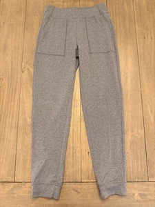 Athleta Mädchen Leggings Powervita Jogger meliert grau Taper Pull On Jugend M/8-10 - Bild 1 von 6