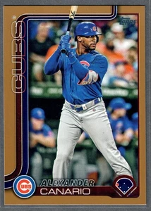 2025 Topps Serie 2 Alexander Canario Oro #/2025 Cubs Pirates SP - Imagen 1 de 2