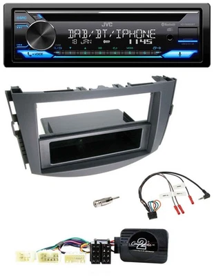 JVC Bluetooth Lenkrad USB DAB CD Autoradio für Toyota RAV-4 2006-2011 - Bild 1 von 4