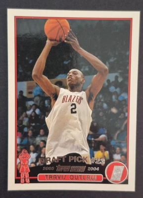 2003-04 Topps #243 Travis Outlaw RC - Image 1 of 2