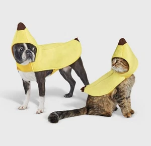 Hyde And Eek! Costume completo banana cane e gatto gilet/capo taglia M - NUOVO B - Foto 1 di 9