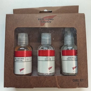 Red Wing Shoe Care Kit 1 - Foam Leather Cleaner/Protector All Natural Boot Oil - Imagen 1 de 7