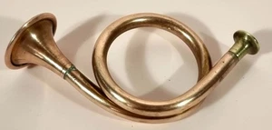 Miniature Copper And Brass Horn 10cm Across - Bild 1 von 5