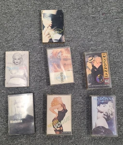 MADONNA  5 Cassettes and 2 Cassette Singles MADONNA - Picture 1 of 1