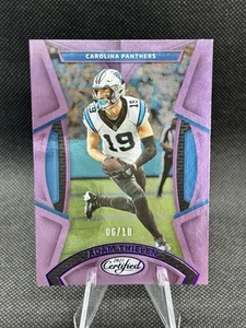 Adam Thielen 2023 Certified FOTL Purple Mirror Refractor #'D 06/10 Panthers - Picture 1 of 3