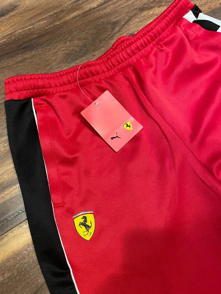 Puma x Ferrari Men's M Race MT7 Track Pants Red 535827 02
