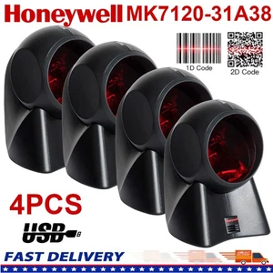 4X Honeywell Orbit 7120 Omnidirectional USB Barcode Scanner Kit (MK7120-31A38) - Picture 1 of 11
