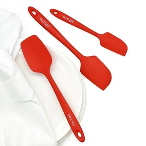 Chef Series 3 Piece Silicone Spatula Set - 600°F Heat Resistant Non Stick Rub... - Picture 1 of 9