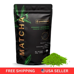 ▶▶🍵100% Organic Matcha Powder Unsweetened Green Tea Pure Natural Premium Grade - Picture 1 of 8