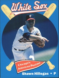 1989 Chicago White Sox White Sox Coke Baseball Card #11 Shawn Hillegas