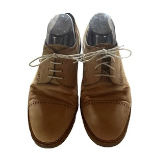 Zapatos de gamuza Fratelli Rossetti color camel tostado talla 9 para hombre - Imagen 1 de 10
