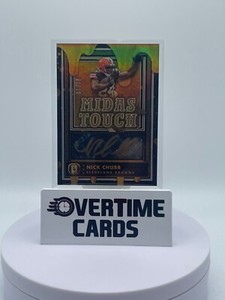 2023 Panini Gold Standard Nick Chubb Midas Touch Auto #28/99