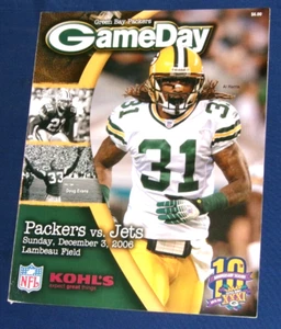 Game Day Green Bay Packers vs New York Jets December 3, 2006 NFL Program - Picture 1 of 3