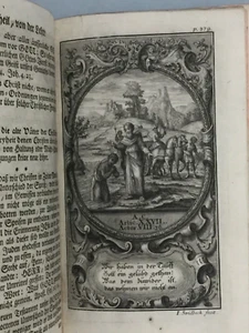 P417-SAINT AUGUSTINE The Three and Doctrine of the Augsurgical Confession 1732 Figures - Picture 1 of 9
