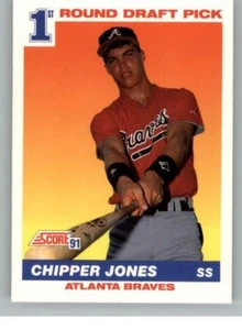 1991 Score #671 Chipper Jones RC (ref 132775) - Picture 1 of 2