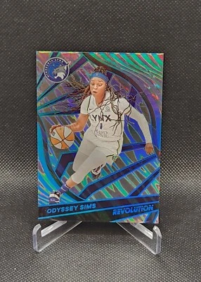 2022 Panini WNBA Revolution #38 Odyssey Sims Lava /10 SSP Lynx  - Image 1 of 2