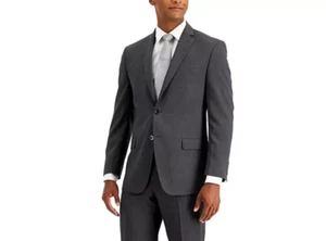 Marc New York by Andrew Marc Men's Modern Fit Suit Jacket Charcoal 46L - Picture 1 of 3