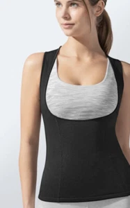 Women Waist Trainer Vest Slim Corset Neoprene Sauna Tank Top SZ S. item 2386 - Picture 1 of 4