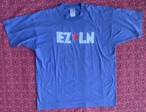 Vintage 1990s EZLN Zapatista Comandante Marcos Indigenous Single Stitch Shirt - Picture 1 of 7