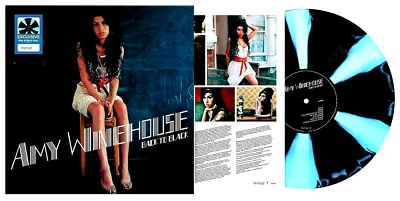 Amy Winehouse "Back To Black" Ltd Edition Black & Blue Color Vinyl Sealed NEW - Image 1 of 4