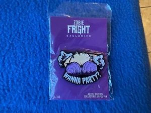 Zobie Fright FRANKENHOOKER Wanna Party ENAMEL  Pin Artist Edition LTD /350 New - Picture 1 of 2