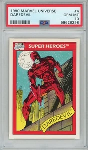1990 Marvel Universe #4 Daredevil PSA GEM 10 - Bild 1 von 2
