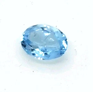 OVAL CUT LONDON BLUE TOPAZ  8x6 MM LOOSE GEMSTONE 1.5 ct - Picture 1 of 8