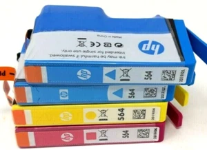 HP 564 Color Tintenpatronen 2 Cyan 1 Magenta 1 Gelb Tinte 4er Set unbenutzt abgelaufen - Bild 1 von 11