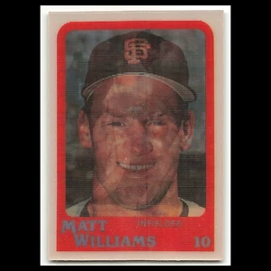 Matt Williams Rookie #25 1987 Sportflics Rookies I San Francisco Giants Baseball - Picture 1 of 3